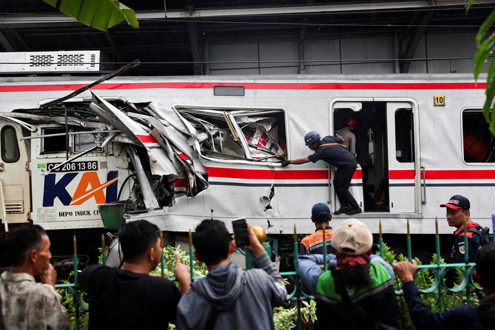 Hình ảnh vụ tai nạn. (Reuters)