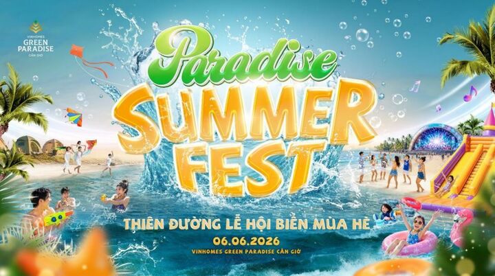 Paradise Summer Fest được kiến tạo như một “siêu vũ trụ lễ hội” kéo dài từ sáng tới đêm.