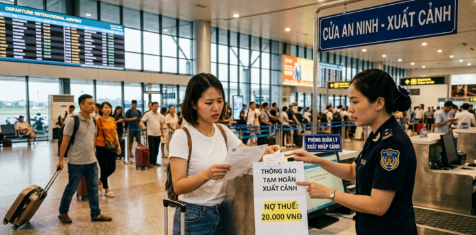 Thời gian qua, nhiều người nợ thuế chỉ vài chục nghìn đồng, thậm chí là vài nghìn đồng cũng thuộc diện bị tạm hoãn xuất cảnh. (Ảnh minh họa)