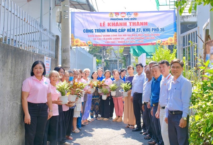Không chỉ phát triển hạ tầng, phường Thủ Đức hướng tới xây dựng môi trường sống an toàn, gắn kết và đáng sống hơn cho người dân. (Ảnh: Phường Thủ Đức)