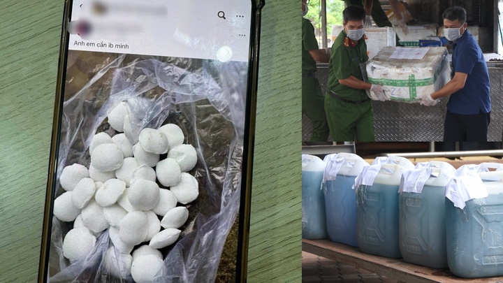 Tang vật chất cực độc Xyanua.