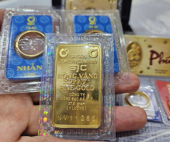 Cập nhật giá vàng miếng, vàng nhẫn SJC mới nhất hôm nay 24/5/2026