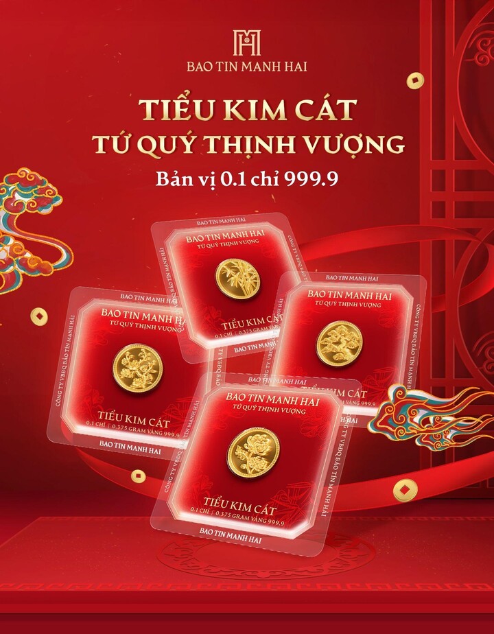 BST Vàng 0.1 chỉ của Bảo Tín Mạnh Hải.