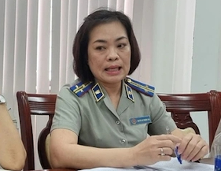 Bà Nguyễn Thị Phương Lan - nguyên Chi cục trưởng Chi cục Thi hành án dân sự TP Đồng Hới, tỉnh Quảng Bình cũ.