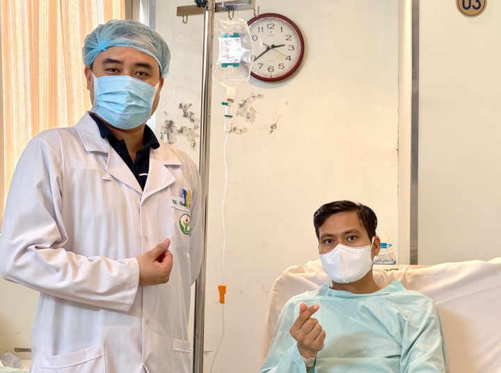 Người bệnh hồi phục sau ghép tạng. (Ảnh: BVCC)