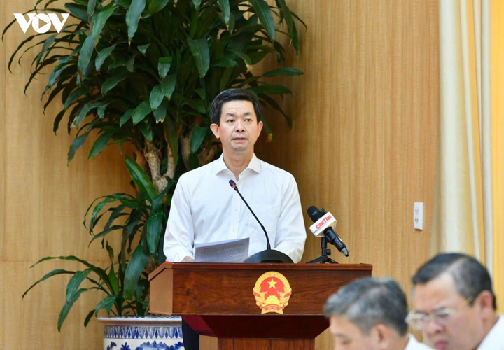 Bí thư Thành ủy Cần Thơ Lê Quang Tùng phát biểu.