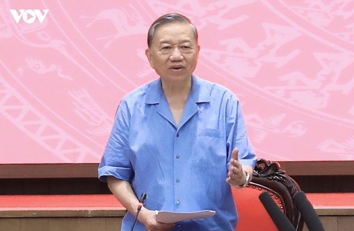 Tổng Bí thư, Chủ tịch nước Tô Lâm phát biểu tại hội nghị.
