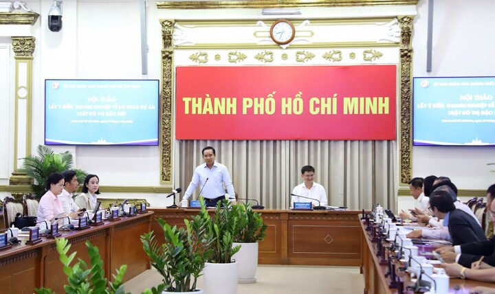 Lãnh đạo TP.HCM mong muốn Luật đô thị đặc biệt được xây dựng theo hướng có thể triển khai ngay khi ban hành, hạn chế tối đa việc phải chờ thêm nghị định hay thông tư hướng dẫn...