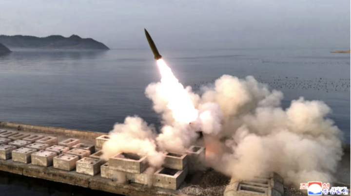 Cuộc thử nghiệm được giám sát bởi nhà lãnh đạo Triều Tiên Kim Jong-un. (Ảnh: KCNA)