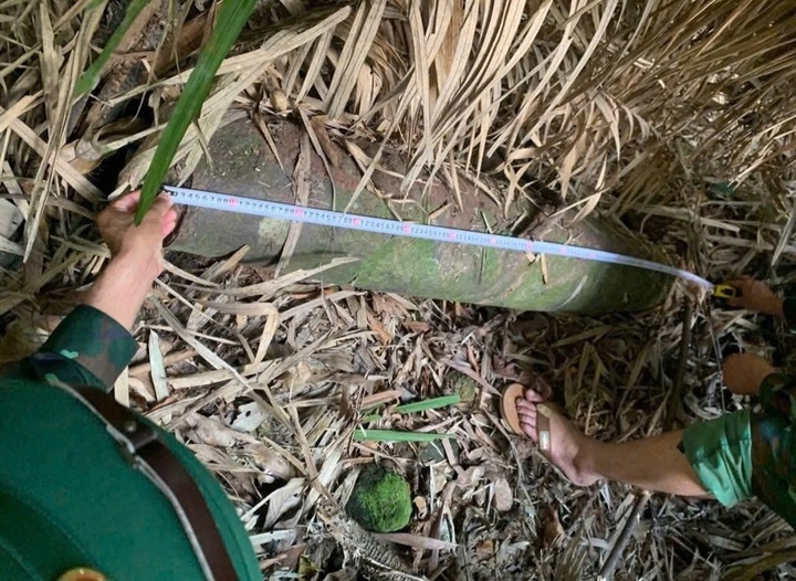 Vị trí phát hiện quả bom