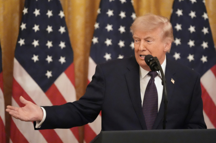 Tổng thống Mỹ Donald Trump. (Ảnh: AP)
