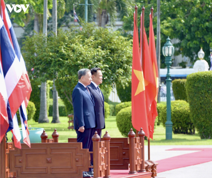 Thủ tướng Thái Lan chủ trì lễ đón Tổng Bí thư, Chủ tịch nước Tô Lâm cùng Phu nhân - 4