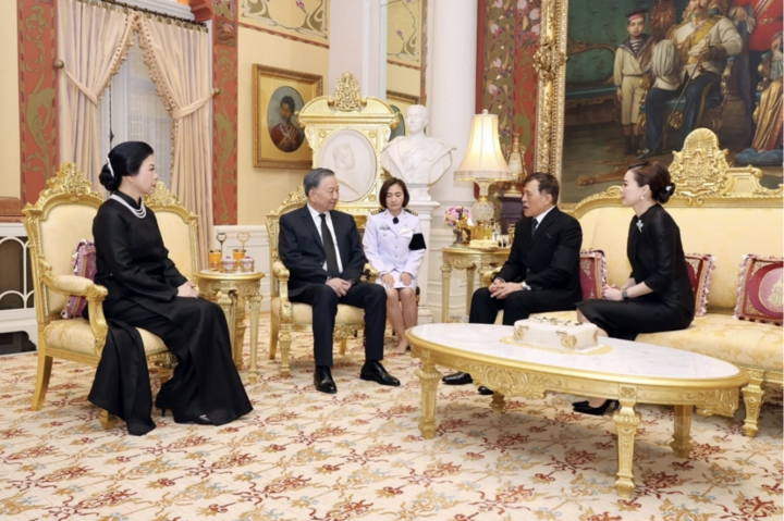 Nhà Vua Thái Lan bày tỏ vui mừng đón tiếp Tổng Bí thư, Chủ tịch nước Tô Lâm và Phu nhân thăm chính thức Thái Lan