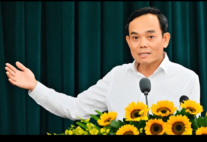 Bí thư Thành ủy TP.HCM Trần Lưu Quang phát biểu kết luận hội nghị. Ảnh: VIỆT DŨNG