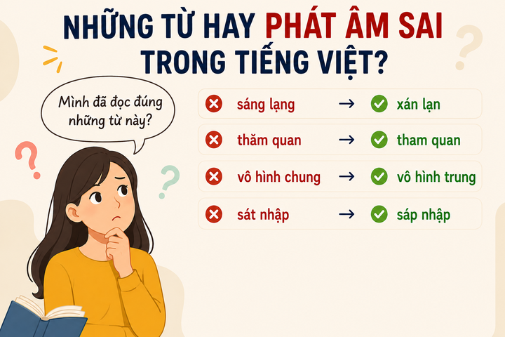 Những từ nào hay phát âm sai trong tiếng Việt?. (Ảnh minh hoạ)