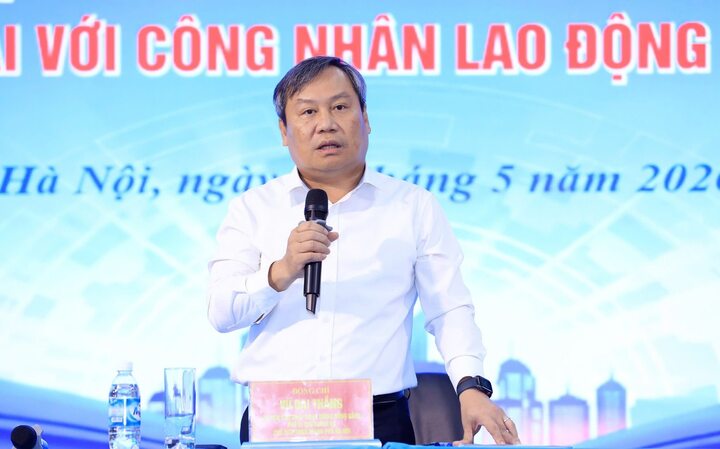 Chủ tịch UBND TP Hà Nội Vũ Đại Thắng phát biểu tại hội nghị.