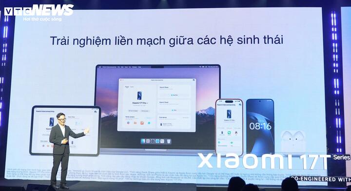 Khả năng tương tác liên thiết bị và chia sẻ dữ liệu không dây tốc độ cao trên nền tảng phần mềm mới.