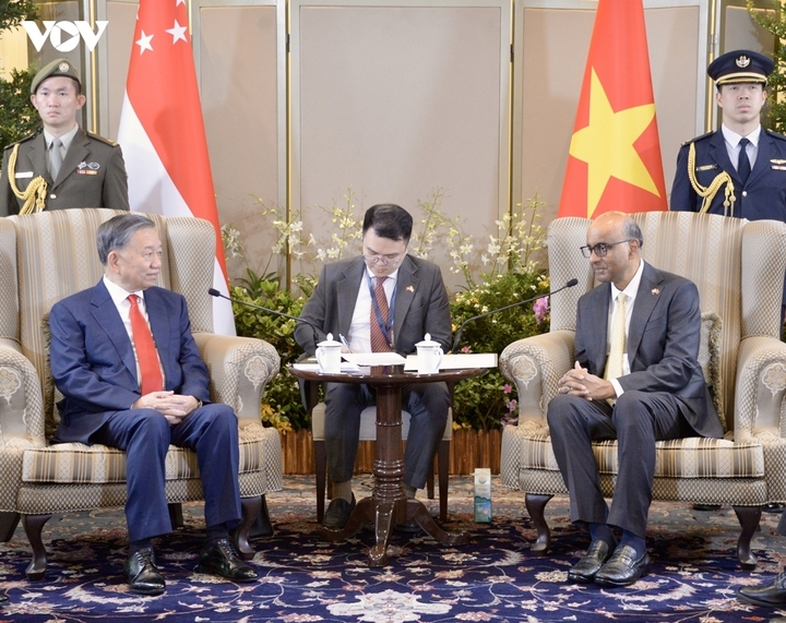 Lễ đón trọng thể Tổng Bí thư, Chủ tịch nước Tô Lâm và Phu nhân thăm cấp Nhà nước Singapore - 6