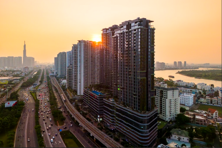 Bất động sản cao cấp tại khu Đông TP.HCM, dọc tuyến metro số 1. (Ảnh: Masterise Homes)