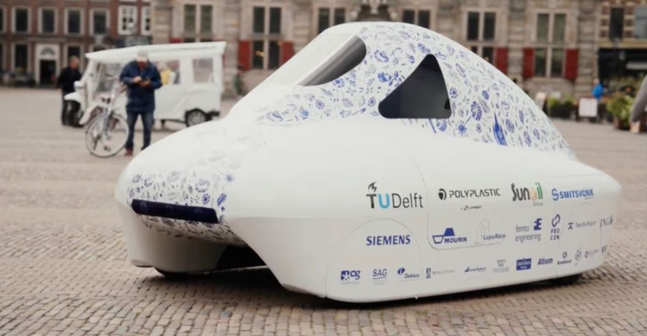 Nguyên mẫu Eco-Runner XVI do nhóm sinh viên Eco-Runner Team Delft phát triển. (Ảnh: Eco-Runner Delft)