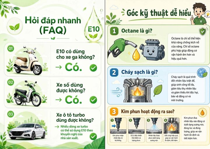 Bộ Công Thương công bố Cẩm nang sử dụng xăng E10 - 5