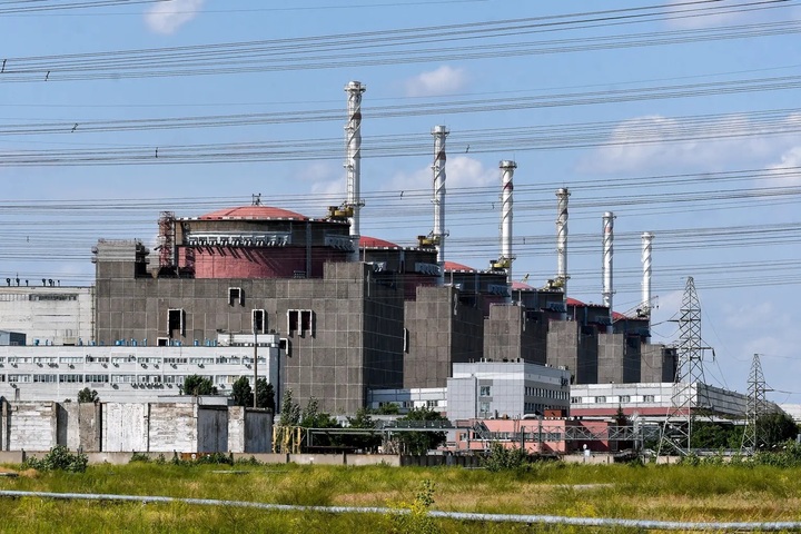 Ảnh minh họa: 6 lò phản ứng của Nhà máy điện hạt nhân Zaporizhzhia tại thành phố Enerhodar, tỉnh Zaporizhzhia, khu vực hiện do Nga kiểm soát. (Ảnh: Getty Images)