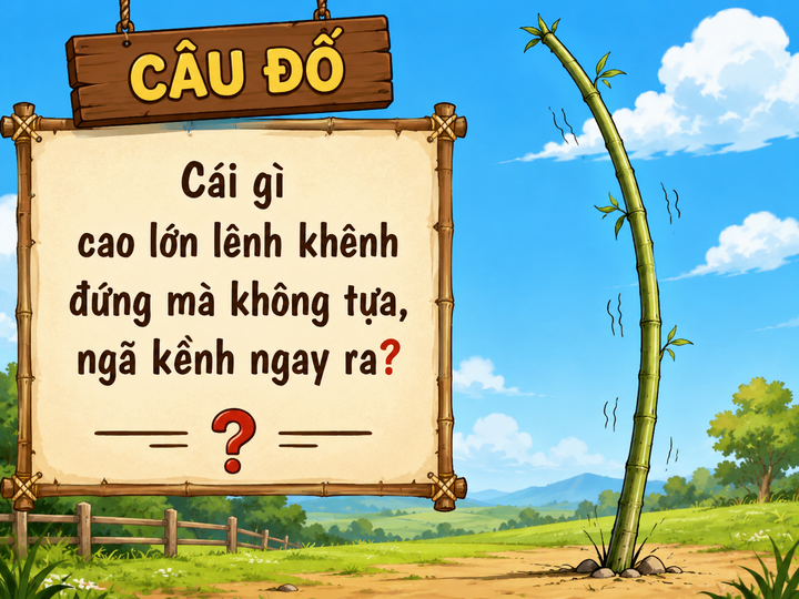 Một câu đố dân gian tưởng chừng đơn giản nhưng lại khiến nhiều người phải mất thời gian "suy nghĩ" (Ảnh: AI)