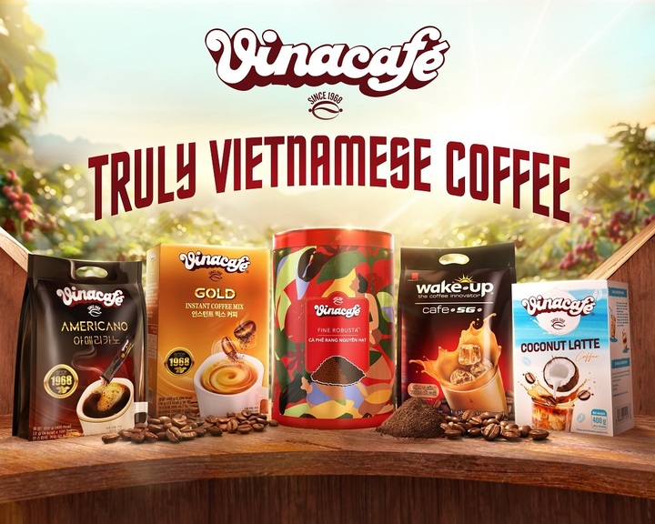 Vinacafe mang hương vị cà phê Việt Nam ra thế giới.