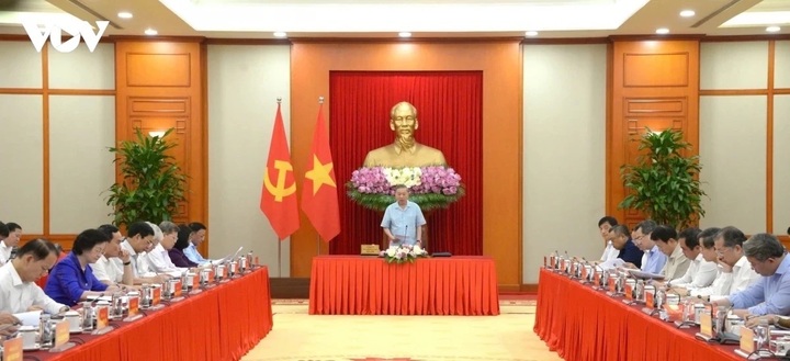 Cuộc họp Ban Chỉ đạo Trung ương sơ kết 1 năm vận hành mô hình tổ chức tổng thể của hệ thống chính trị và mô hình chính quyền 3 cấp.
