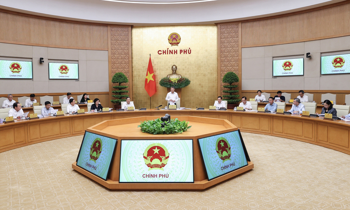 Quang cảnh phiên họp. (Ảnh: VGP)
