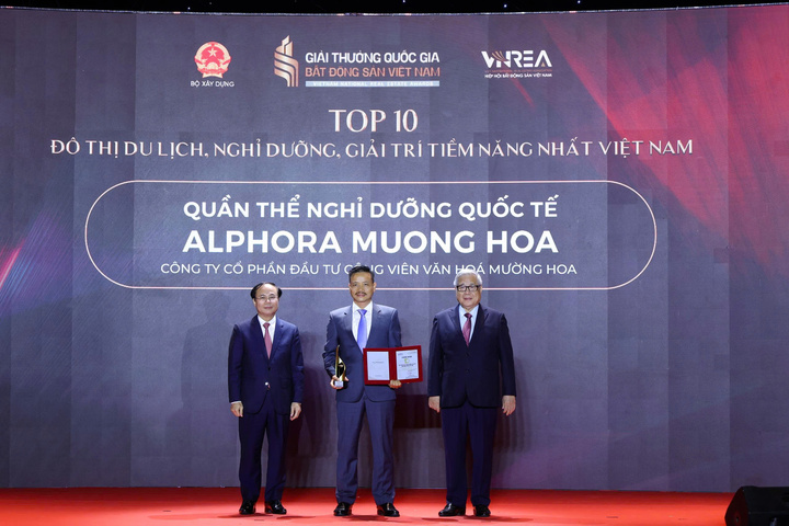 Quần thể Nghỉ dưỡng Quốc tế Alphora Muong Hoa được xướng tên trong Top 10 đô thị du lịch, nghỉ dưỡng, giải trí tiềm năng nhất Việt Nam.