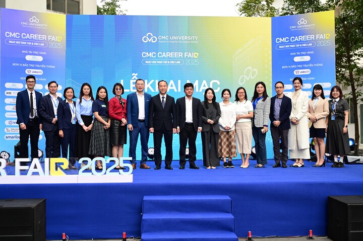 Mạng lưới đối tác của trường Đại học CMC trong sự kiện CMC Career Fair.
