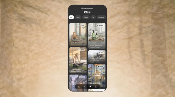 Dreambeans biến dữ liệu Google thành câu chuyện hoạt hình. (Nguồn Google)