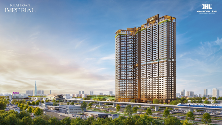 Vị trí nổi bật của Khải Hoàn Imperial ngay Quốc lộ 13.