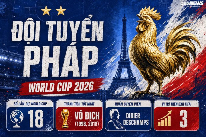 Thông tin đội tuyển Pháp.