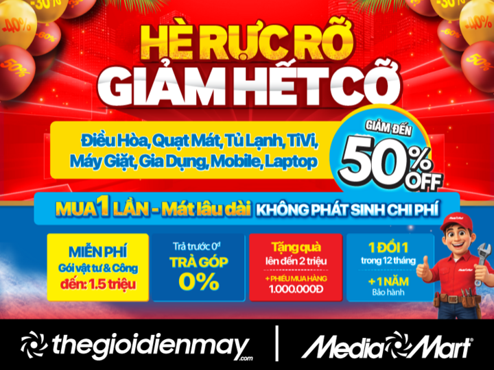 Bước vào cao điểm nắng nóng, MediaMart tung ưu đãi 'Hè rực rỡ, giảm hết cỡ' - 1