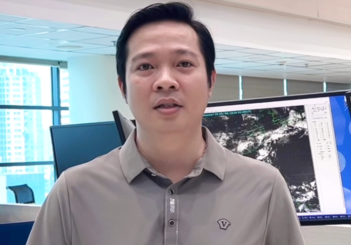 Ông Vũ Tuấn Anh cảnh báo đợt mưa lớn diện rộng có thể xảy ra ngay sau đợt nắng nóng tại Bắc Bộ và Bắc Trung Bộ.