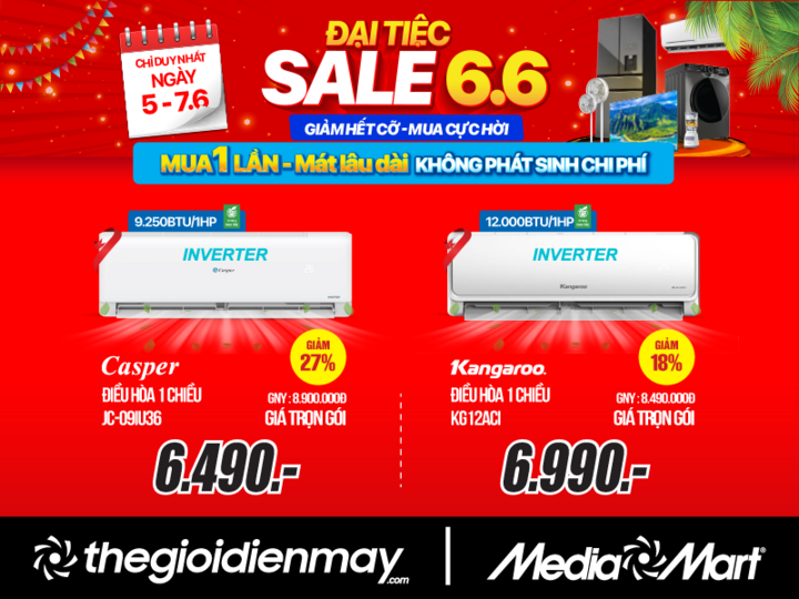Đại tiệc Sale 6.6 tại MediaMart giảm hết cỡ mua cực hời - 2