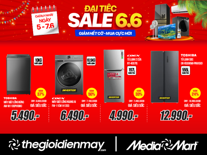 Đại tiệc Sale 6.6 tại MediaMart giảm hết cỡ mua cực hời - 4