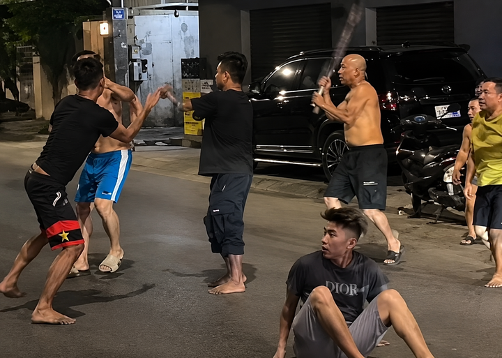Hiện trường vụ hỗn chiến
