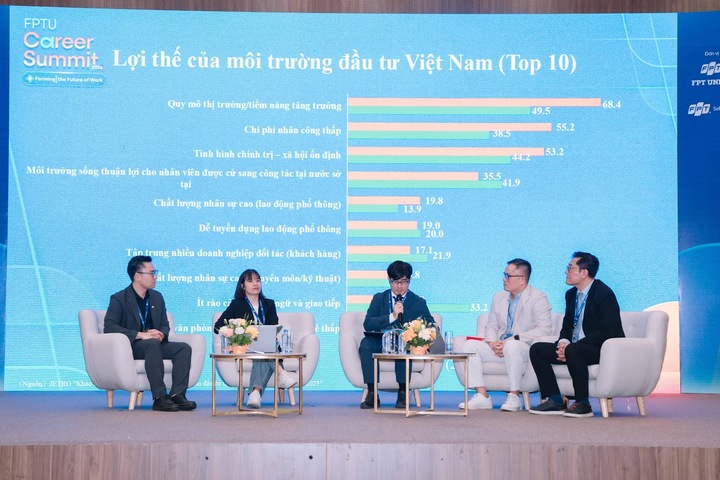 Các diễn giả chia sẻ tại sự kiện.