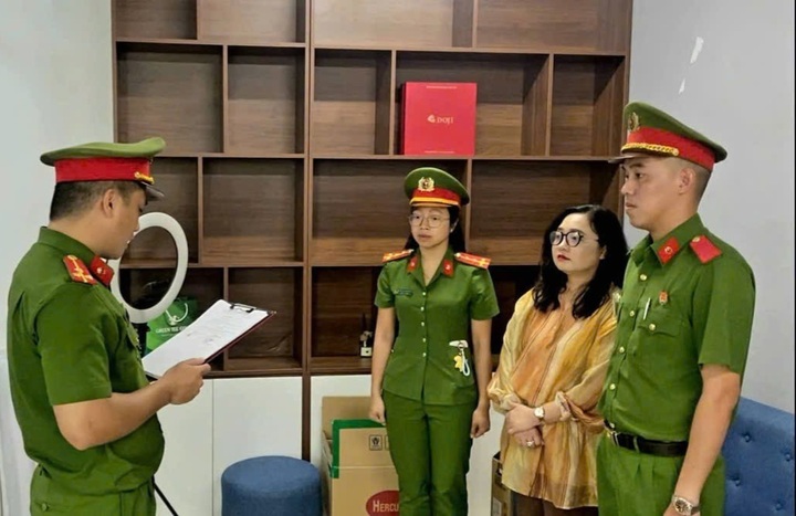 Lê Thị Oanh bị khởi tố. (Ảnh: C.A)