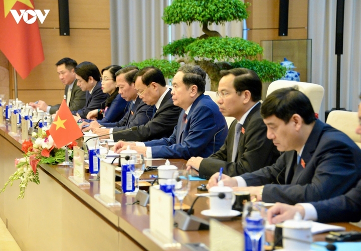 Chủ tịch Quốc hội Trần Thanh Mẫn hội kiến Thủ tướng Vương quốc Campuchia - 9