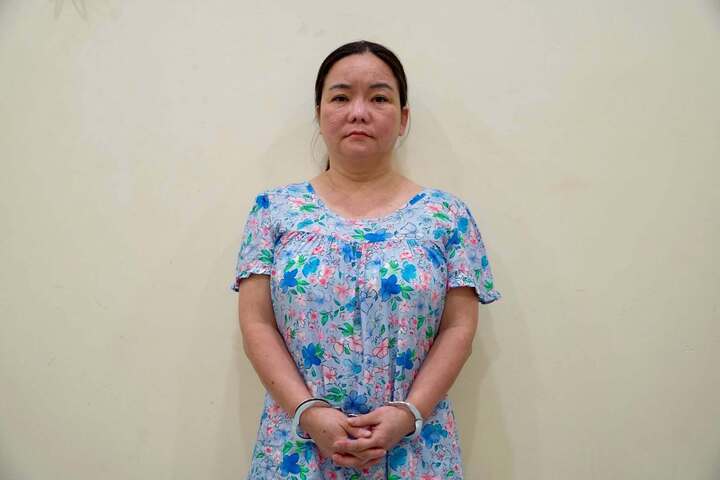Bị can Lâm Bích Dung. (Ảnh: Công an TP.HCM)