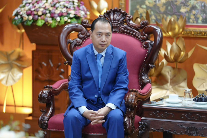 Bộ trưởng Bộ Thông tin Campuchia Neth Pheaktra chân thành cảm ơn sự hỗ trợ của VOV.