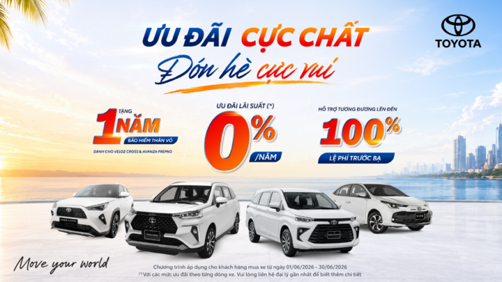 Chương trình ưu đãi áp dụng đến hết ngày 30/6.