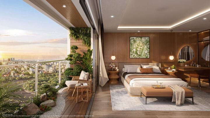 100% căn hộ Prestige Residence là căn góc, giúp đón ánh sáng tự nhiên.