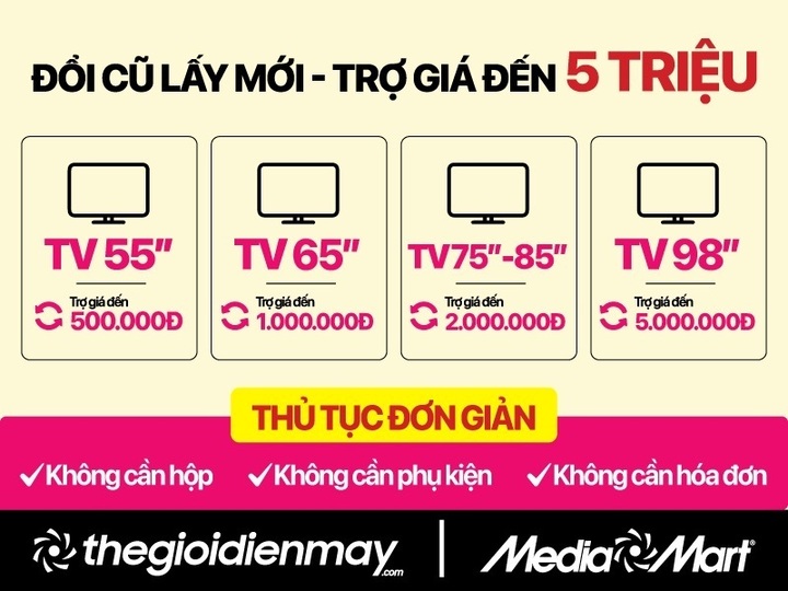 World Cup 2026 nóng dần, TV màn hình lớn giảm giá sâu tại MediaMart - 6