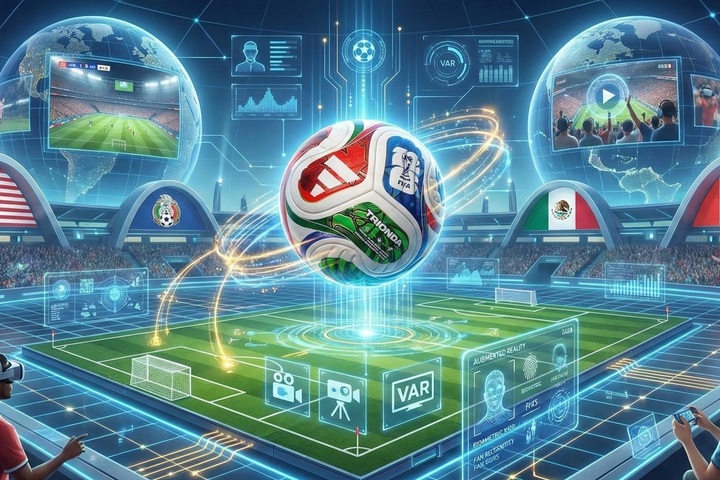 Công nghệ được kỳ vọng biến World Cup 2026 thành giải đấu tiên tiến nhất lịch sử. (Nguồn: AI)