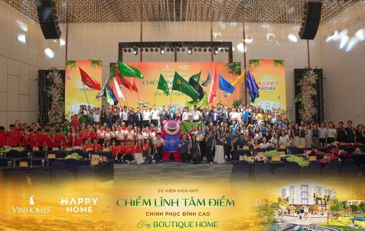 Hơn 600 chuyên viên kinh doanh có mặt tại sự kiện, thể hiện sức nóng của Boutique Home Tràng Cát.